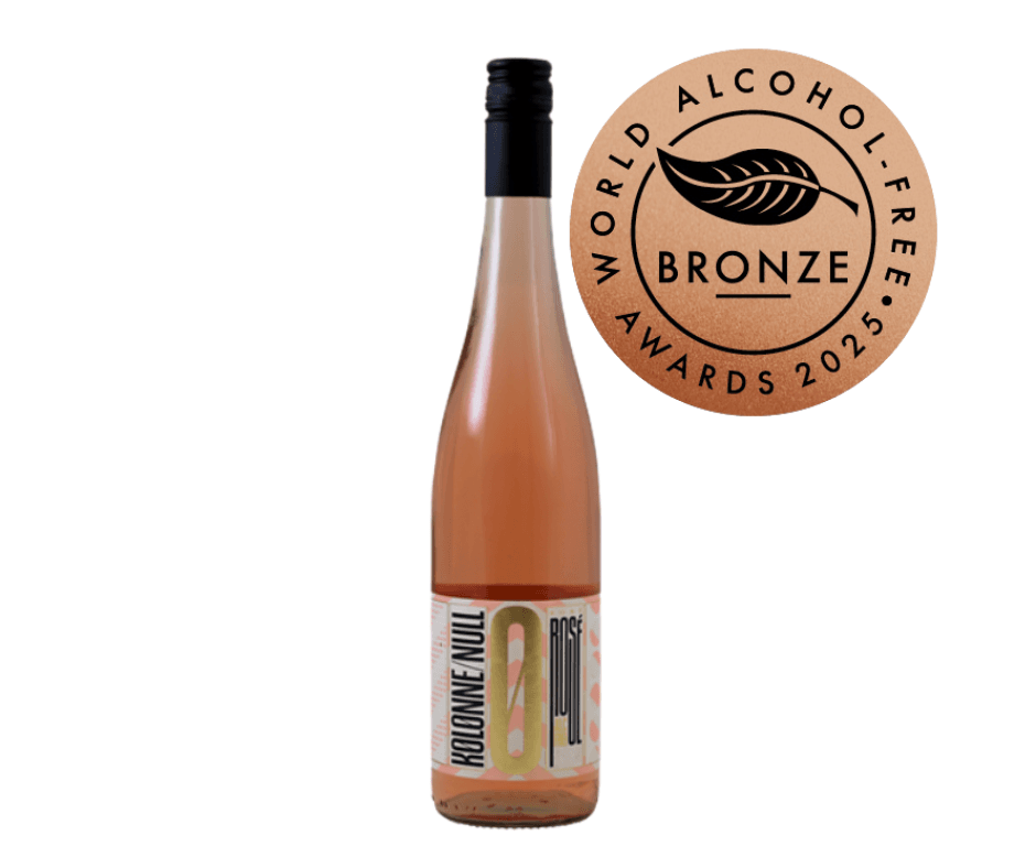 Kolonne Null Rosé - non-alcoholisch met de bronzen medaille van The World Alcohol-Free Awards