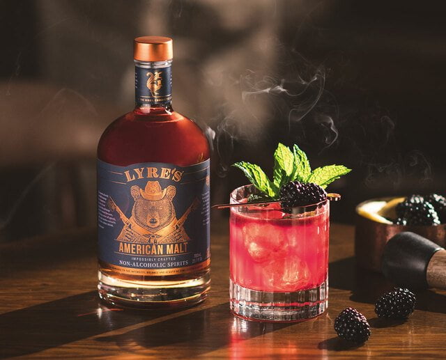 Blackberry Smash alcoholvrije cocktail