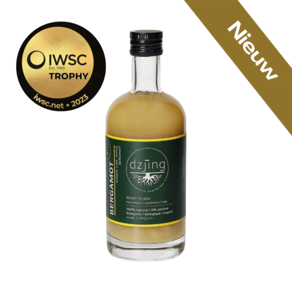 Een fles DZJING Bergamot