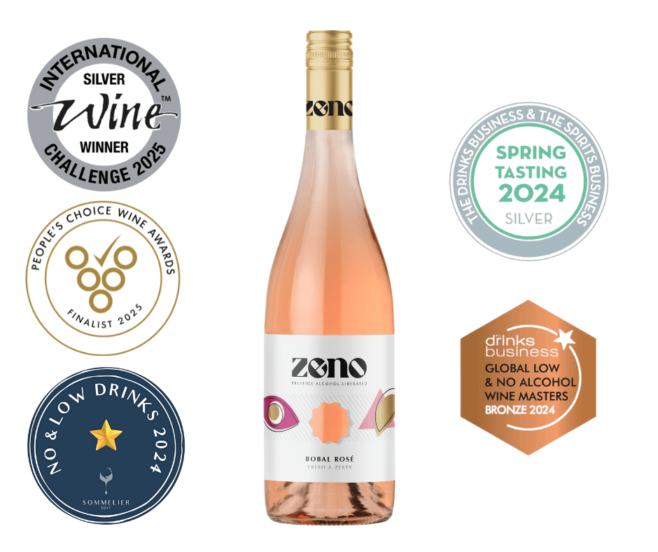 Zeno Alcohol Liberated Bobal Rosé - Prijswinnende alcoholvrije wijn