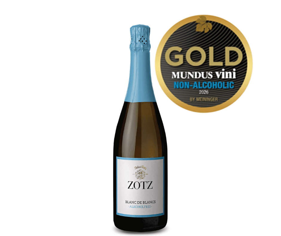 Zotz Blanc de Blancs - Prijswinnende alcoholvrije mousserende wijn voor horeca